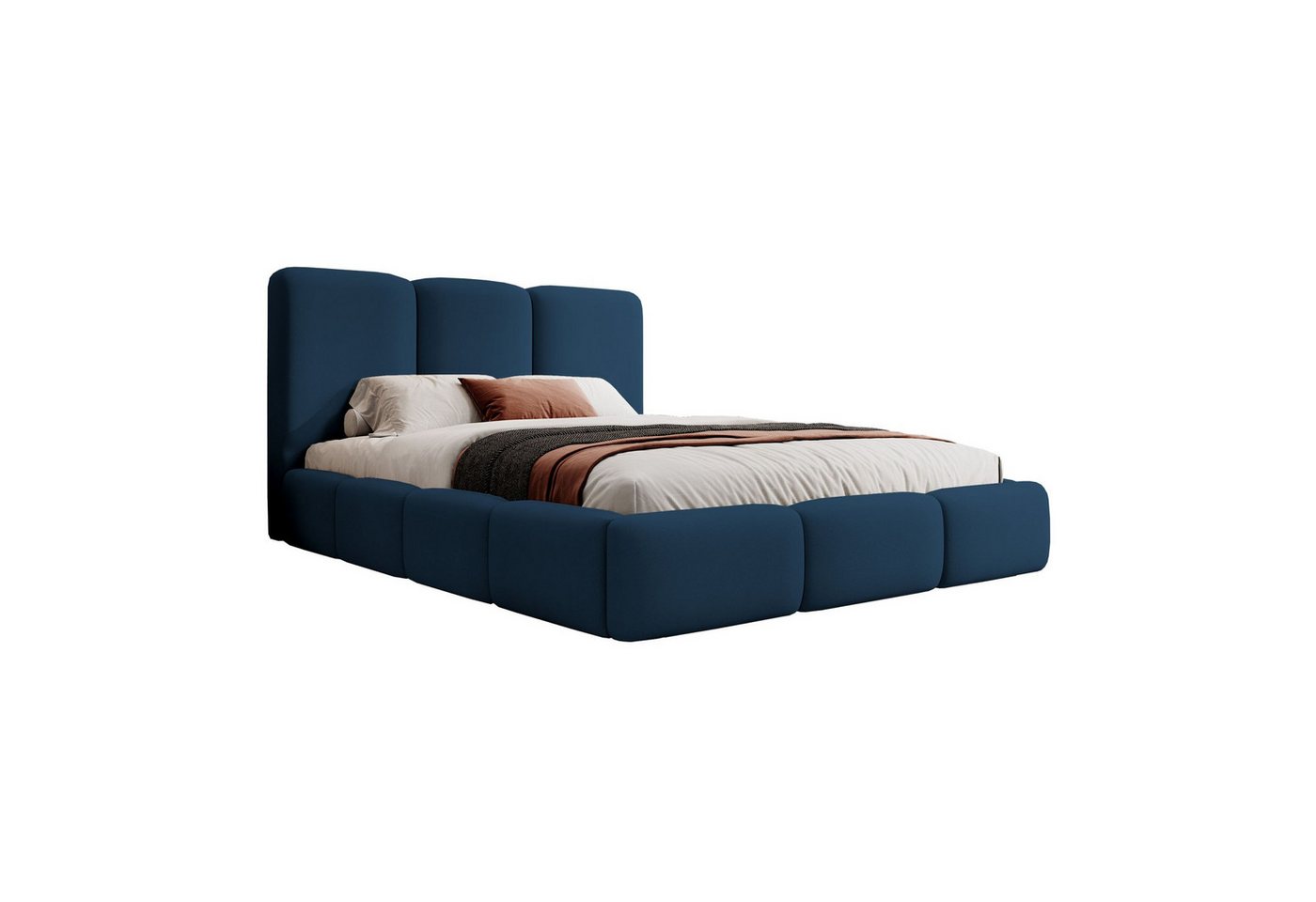 Selsey Polsterbett BAURO, Gepolstertes Doppelbett mit Bettkasten, Lattenrost und Kopfteil Selsey Polsterbett BAURO, Gepolstertes Doppelbett mit Bettkasten, Lattenrost und Kopfteil von Selsey