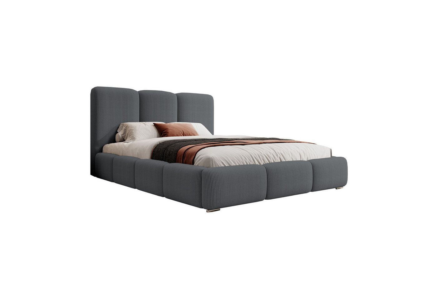 Selsey Polsterbett BAURO, Gepolstertes Doppelbett mit Bettkasten, Lattenrost und Kopfteil Selsey Polsterbett BAURO, Gepolstertes Doppelbett mit Bettkasten, Lattenrost und Kopfteil von Selsey