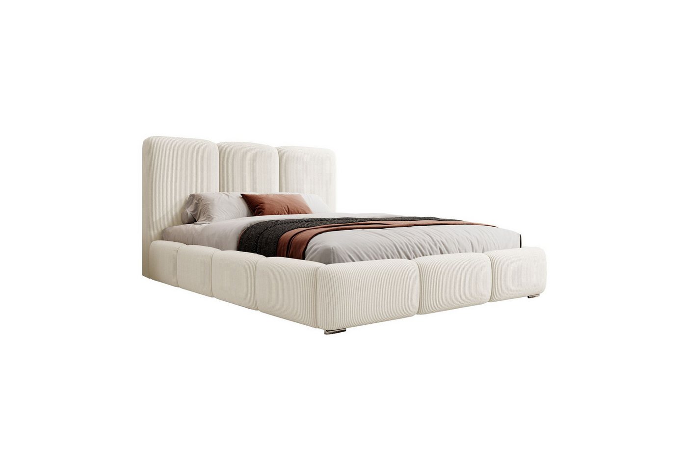 Selsey Polsterbett BAURO, Gepolstertes Doppelbett mit Bettkasten, Lattenrost und Kopfteil Selsey Polsterbett BAURO, Gepolstertes Doppelbett mit Bettkasten, Lattenrost und Kopfteil von Selsey