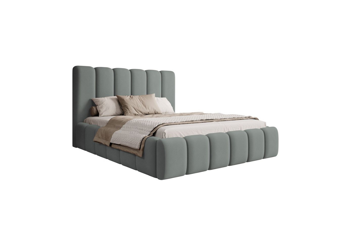 Selsey Polsterbett BISCOTTINO, Gepolstertes Doppelbett mit Bettkasten, Lattenrost und Kopfteil Selsey Polsterbett BISCOTTINO, Gepolstertes Doppelbett mit Bettkasten, Lattenrost und Kopfteil von Selsey