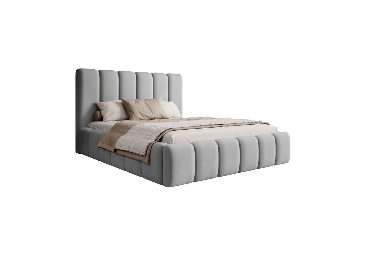 Selsey Polsterbett BISCOTTINO, Gepolstertes Doppelbett mit Bettkasten, Lattenrost und Kopfteil Selsey Polsterbett BISCOTTINO, Gepolstertes Doppelbett mit Bettkasten, Lattenrost und Kopfteil von Selsey