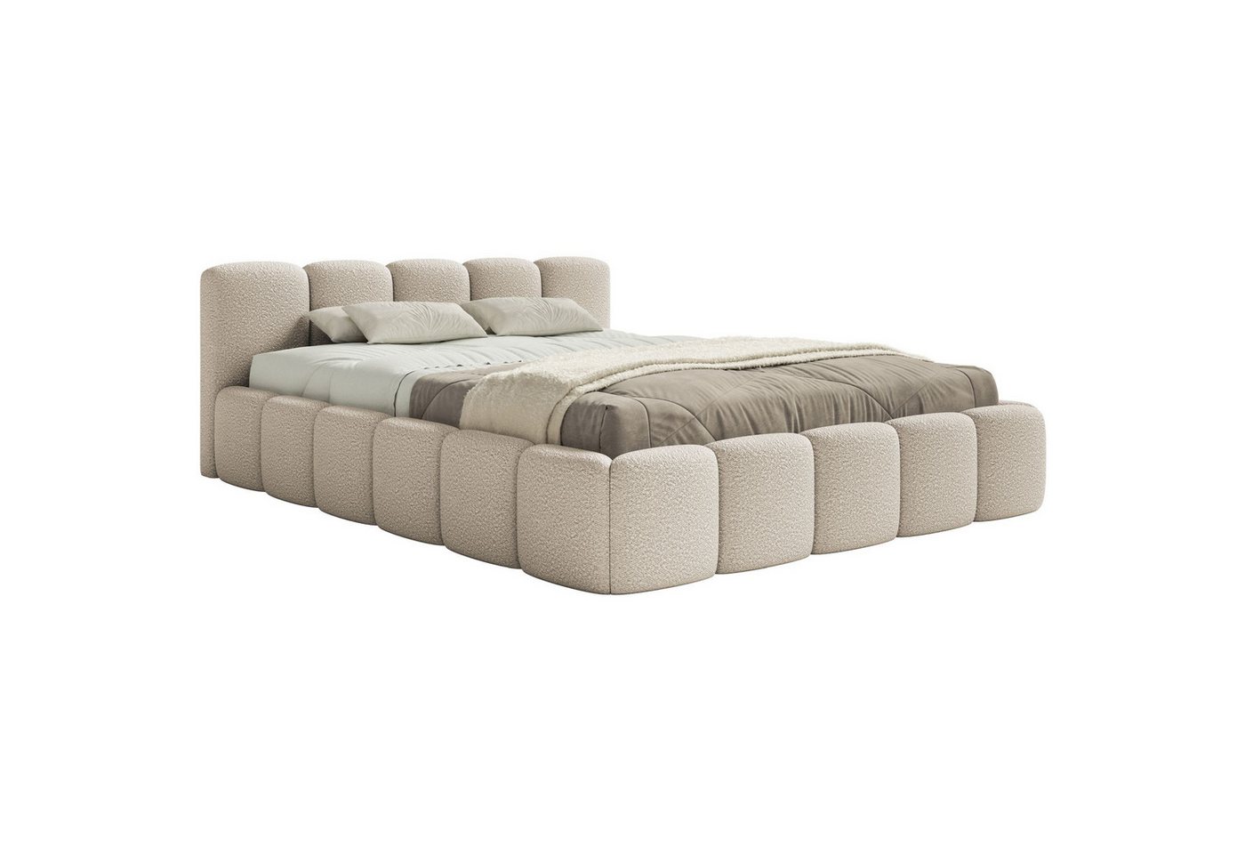 Selsey Polsterbett CLOUDY LOW, Bouclé, Chenille oder Velours, mit/ohne Bettkasten, 140–200 cm Selsey Polsterbett CLOUDY LOW, Bouclé, Chenille oder Velours, mit/ohne Bettkasten, 140–200 cm von Selsey