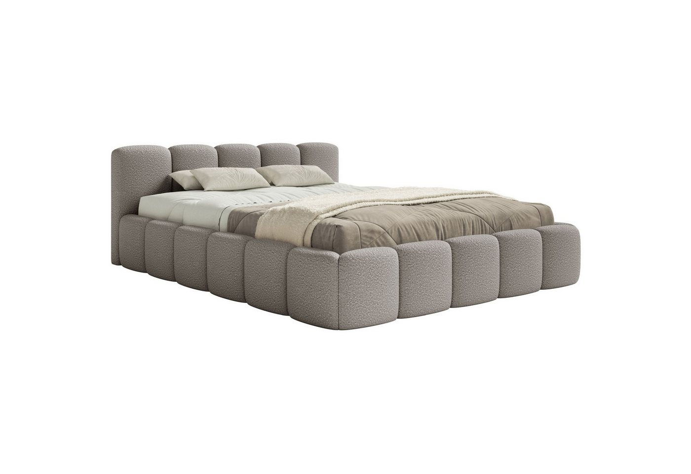 Selsey Polsterbett CLOUDY LOW, Bouclé, Chenille oder Velours, mit/ohne Bettkasten, 140–200 cm Selsey Polsterbett CLOUDY LOW, Bouclé, Chenille oder Velours, mit/ohne Bettkasten, 140–200 cm von Selsey