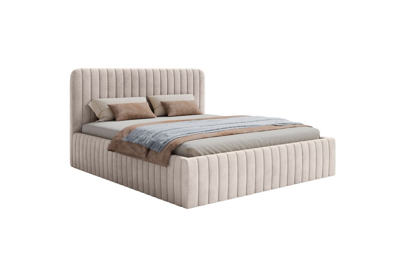 Selsey Polsterbett SALIANO, Doppelbett mit wasserabweisendem Samtbezug und Bettkasten Selsey Polsterbett SALIANO, Doppelbett mit wasserabweisendem Samtbezug und Bettkasten von Selsey