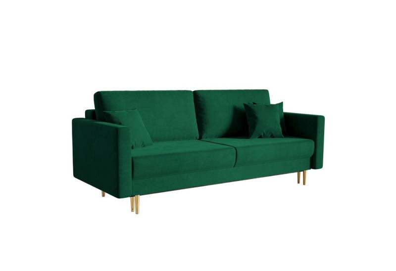 Selsey Schlafsofa VALICO, mit wasserabweisendem Samtbezug, Bettkasten, Zierkissen von Selsey