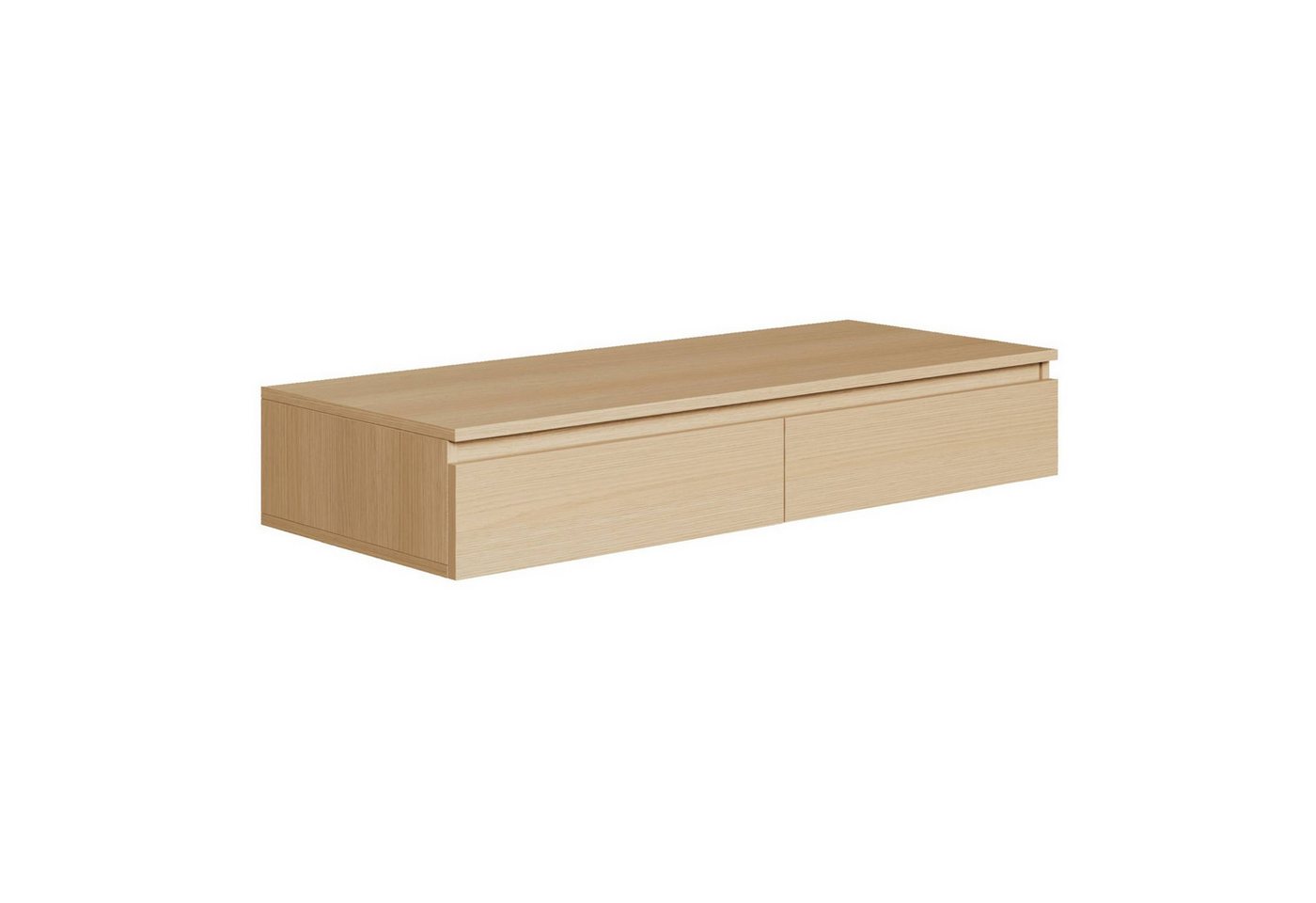 Selsey Schminktisch BEMMI, Hängeschreibtisch Schminktisch mit 2 Schubladen 120 cm breit von Selsey