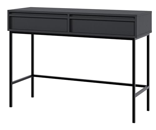 Selsey Schminktisch Makeup Tisch Frisiertisch Kosmetiktisch 110 cm Mit 2 Schubladen Schwarz Evo Selsey Schminktisch Makeup Tisch Frisiertisch Kosmetiktisch 110 cm Mit 2 Schubladen Schwarz Evo von Selsey