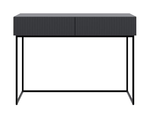 Selsey Schminktisch Makeup Tisch Frisiertisch Kosmetiktisch 110 cm Mit 2 Schubladen Veldio Schwarz Schwarze Beine Selsey Schminktisch Makeup Tisch Frisiertisch Kosmetiktisch 110 cm Mit 2 Schubladen Veldio Schwarz Schwarze Beine von Selsey