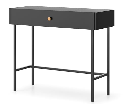 Selsey Schminktisch Makeup Tisch Frisiertisch Kosmetiktisch 93 cm Mit Schublade Metallbeine Pulverbeschichtet Schwarz Divenos Selsey Schminktisch Makeup Tisch Frisiertisch Kosmetiktisch 93 cm Mit Schublade Metallbeine Pulverbeschichtet Schwarz Divenos von Selsey