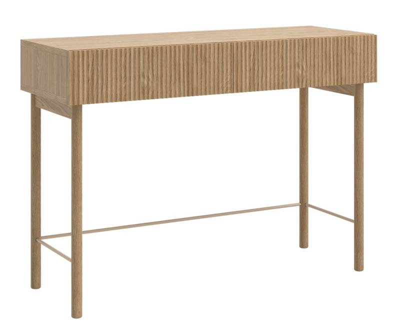 Selsey Schminktisch NOLIE, mit 2 Schubladen, Holzbeinen, 110 cm breit von Selsey
