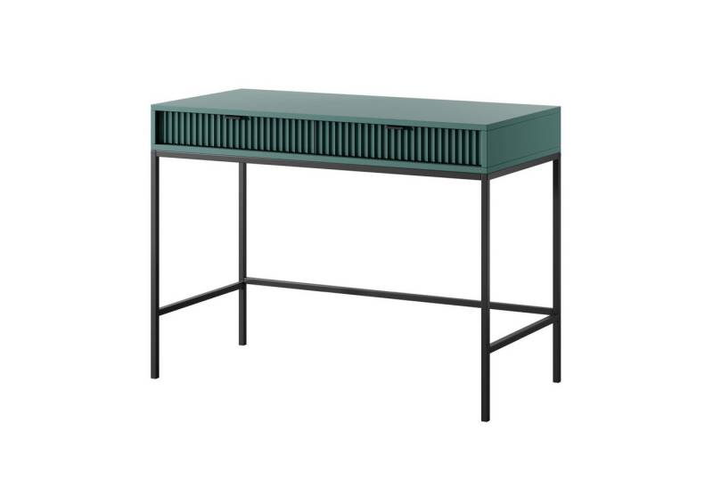 Selsey Schminktisch VELLORE, mit 2 Schubladen, schwarzem Gestell, 104 cm von Selsey