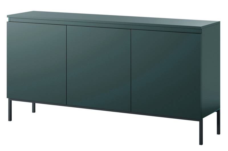Selsey Sideboard BEMMI, 3 Türig mit 6 geschlossenen Fächern, mit schwarzem Metallgestell Selsey Sideboard BEMMI, 3 Türig mit 6 geschlossenen Fächern, mit schwarzem Metallgestell von Selsey