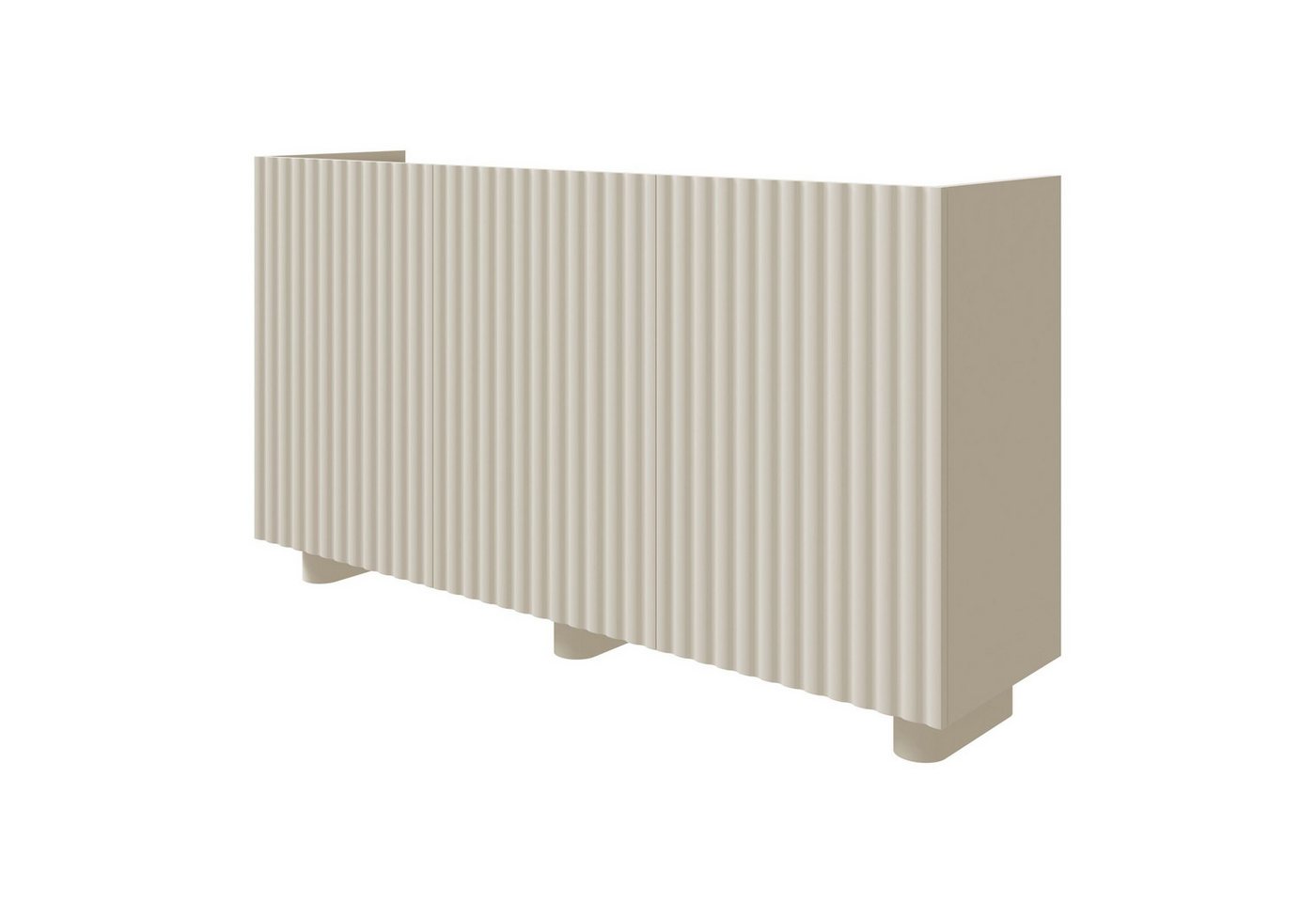 Selsey Sideboard FIORRA, Sideboard in Greige, geriffelte Fronten, 2 oder 3 Türen Selsey Sideboard FIORRA, Sideboard in Greige, geriffelte Fronten, 2 oder 3 Türen von Selsey