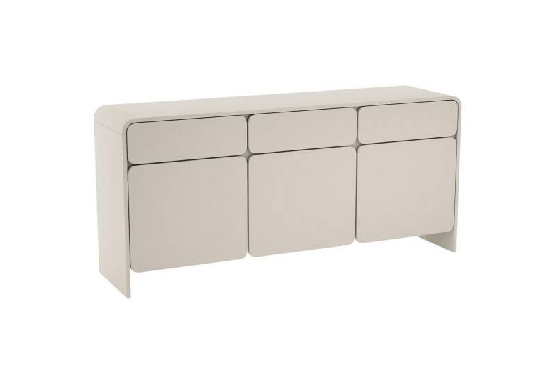 Selsey Sideboard LUMMO, Sideboard 3-türig mit 3 Schubladen, Kaschmirgrau, 156 cm von Selsey