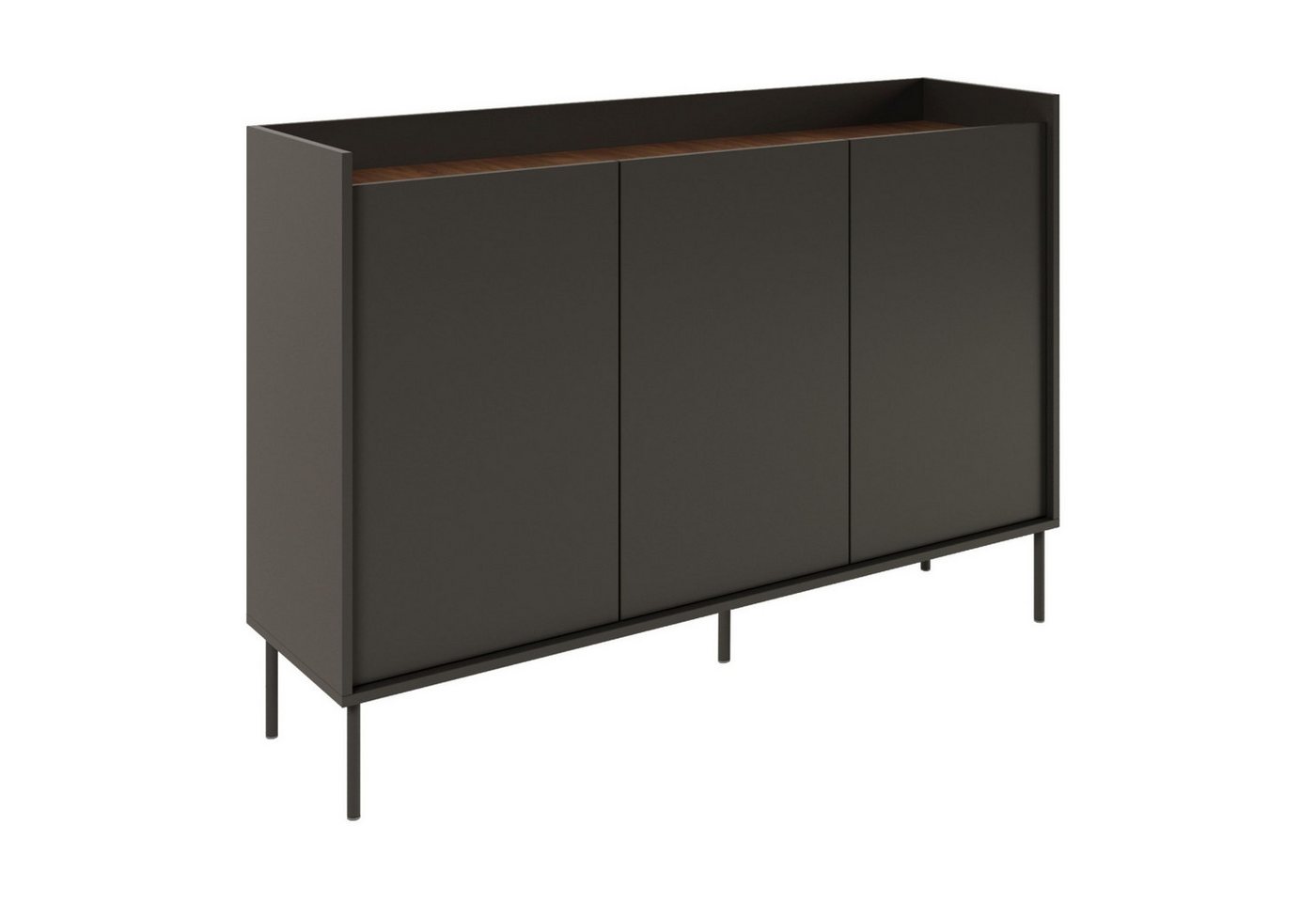 Selsey Sideboard TOVI, 3 Türen, Stauraumfächern und 17 cm Metallfüßen, B 139,8 cm Selsey Sideboard TOVI, 3 Türen, Stauraumfächern und 17 cm Metallfüßen, B 139,8 cm von Selsey