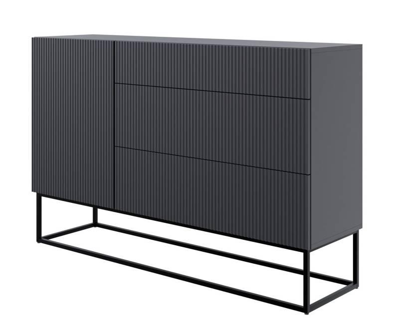 Selsey Sideboard VELDIO, 1-türig mit 3 Schubladen, 140 cm von Selsey