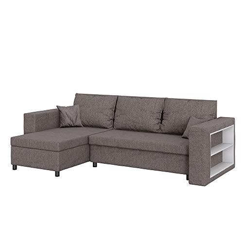 Selsey Sofa, Dunkelgrau, 230 x 131 x 76 von Selsey