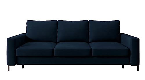 Selsey Sofas, Wood, Dunkelblau, 230 cm breit von Selsey