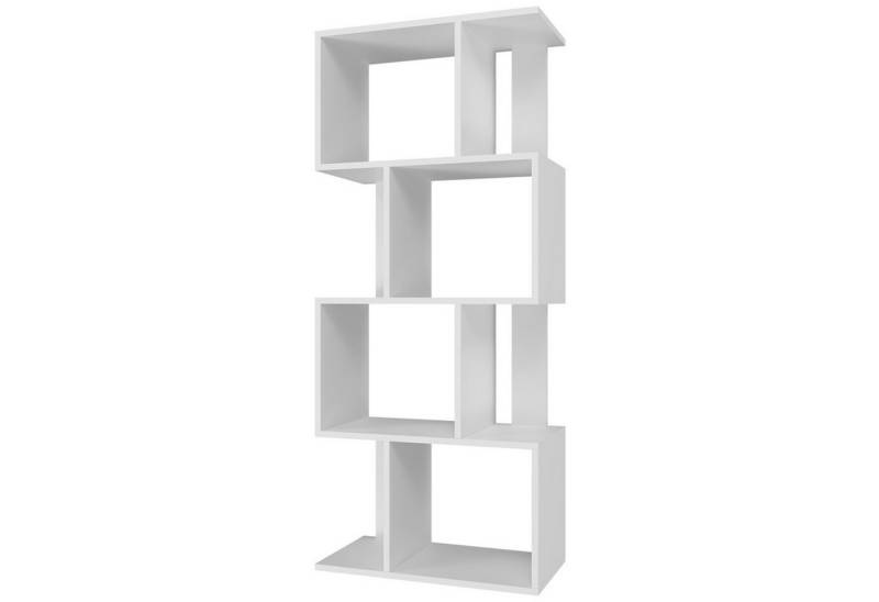 Selsey Standregal FIESTA, Bücherregal mit 8 Ablagefächern, asymmetrisch, 60 cm von Selsey
