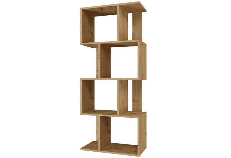 Selsey Standregal FIESTA, Bücherregal mit 8 Ablagefächern, asymmetrisch, 60 cm von Selsey