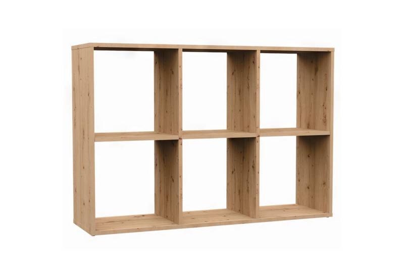 Selsey Standregal MALAX, Regal mit 4, 6 oder 8 Fächern – flexibel aufstellbar von Selsey