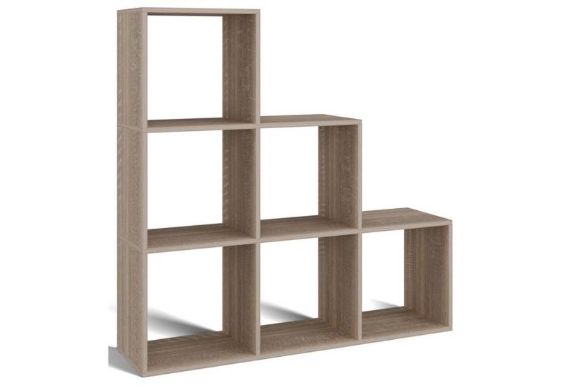 Selsey Standregal STEPI, Stufenregal mit 6 oder 10 Fächern – modern & vielseitig von Selsey