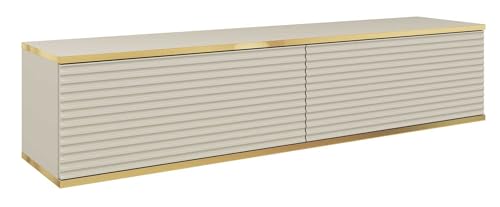 Selsey TV-Schrank, Holzwerkstoff, beige, 135 cm largeur von Selsey