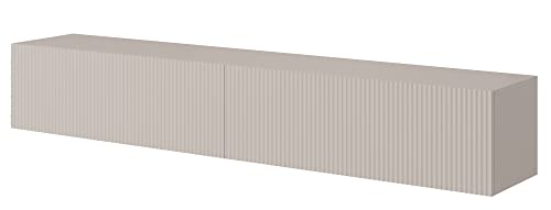 Selsey TV Schrank Board Sideboard Fernsehtisch Fernsehschrank 175 cm Hängend Gefräste Front Graubeige Veldio Selsey TV Schrank Board Sideboard Fernsehtisch Fernsehschrank 175 cm Hängend Gefräste Front Graubeige Veldio von Selsey