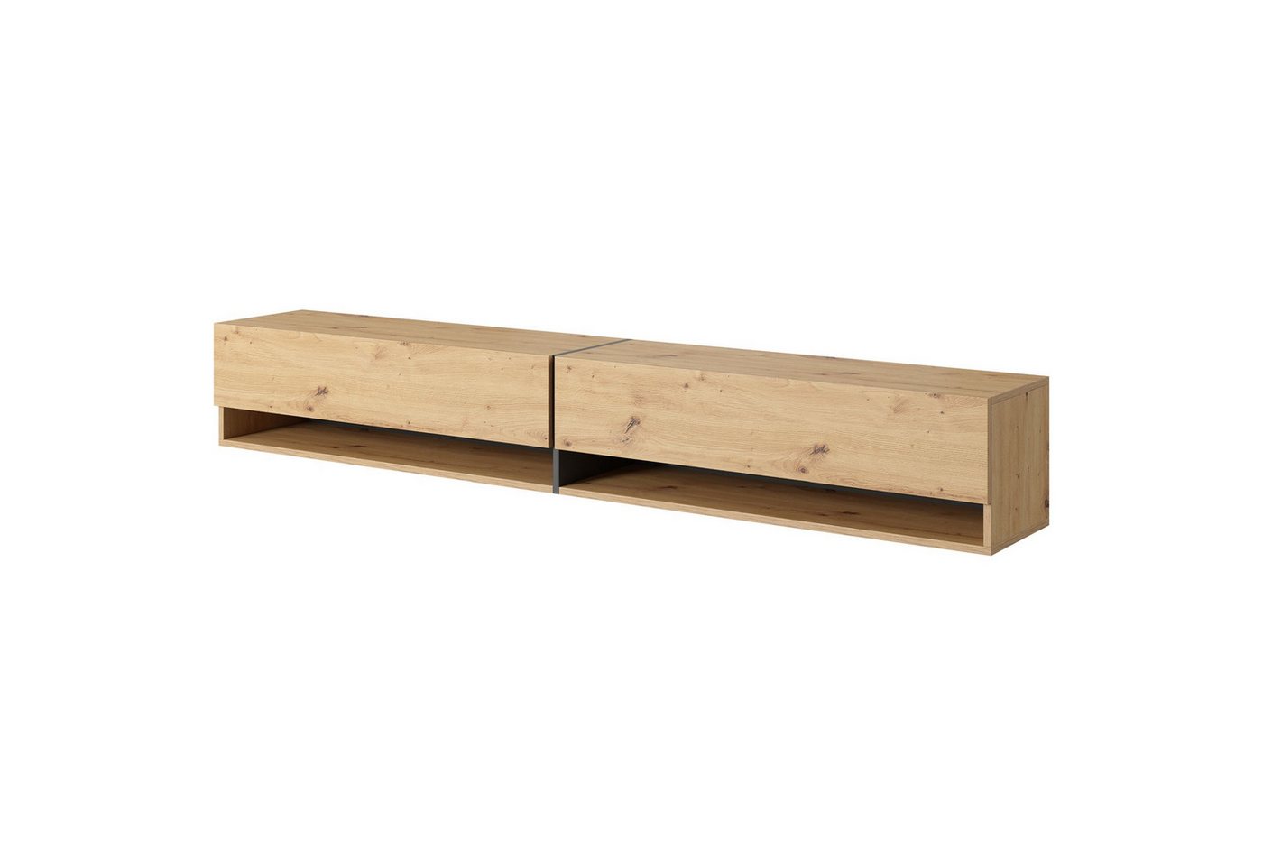 Selsey TV-Schrank MIRRGO hängend, 2-türig mit 2 offenen Fächern, 200 cm Selsey TV-Schrank MIRRGO hängend, 2-türig mit 2 offenen Fächern, 200 cm von Selsey