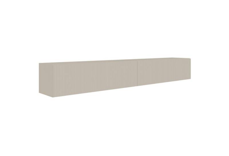 Selsey TV-Schrank VELDIO TV-Lowboard hängend 100/200/300 cm, geriffelte Front, MDF & Laminat von Selsey