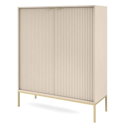 Selsey VELLORE - Hohe Kommode (Beige) von Selsey