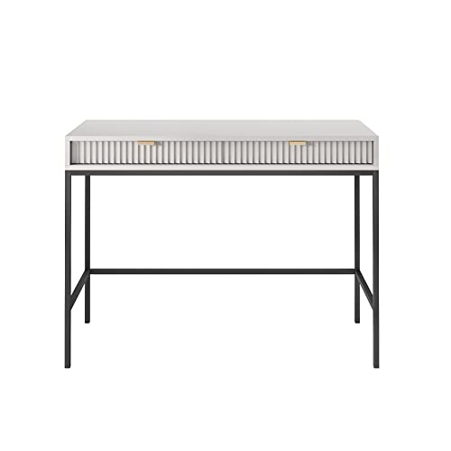 Selsey VELLORE - Schminktisch/Schreibtisch 104 cm (grau) von Selsey