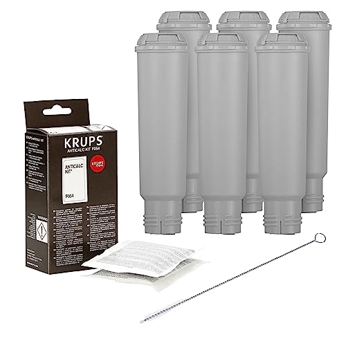 Seltino - Spitze Gewinde Wasserfilter Ersatz für Krups F088 Nivona NIRF700 - Kaffeemaschinen-Reinigungsset - 6x Wasserfilter mit Entkalker - Reinigungsbürste Seltino - Spitze Gewinde Wasserfilter Ersatz für Krups F088 Nivona NIRF700 - Kaffeemaschinen-Reinigungsset - 6x Wasserfilter mit Entkalker - Reinigungsbürste von Seltino