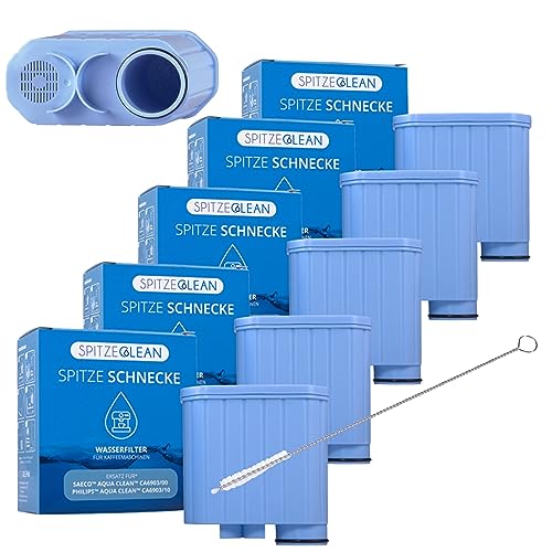 Seltino - Spitze Schnecke Wasserfilter Ersatz für Philips Saeco CA6903 - Kaffeemaschinen-Reinigungsset - 5x Wasserfilter mit 1x Reinigungsbürste Seltino - Spitze Schnecke Wasserfilter Ersatz für Philips Saeco CA6903 - Kaffeemaschinen-Reinigungsset - 5x Wasserfilter mit 1x Reinigungsbürste von Seltino
