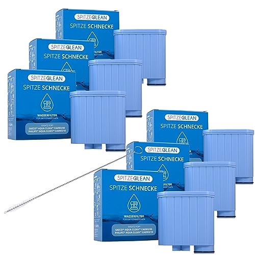 Seltino - Spitze Schnecke Wasserfilter Ersatz für Philips Saeco CA6903 - Kaffeemaschinen-Reinigungsset - 6x Wasserfilter mit 1x Reinigungsbürste von Seltino