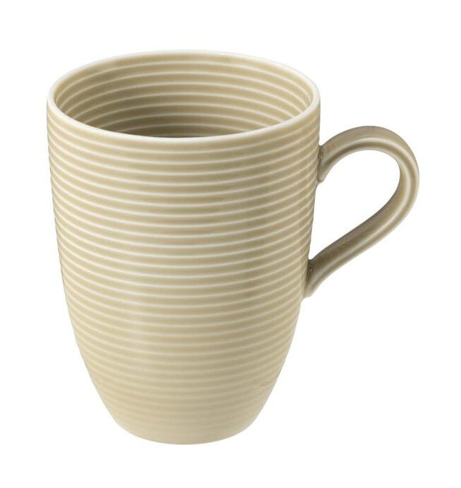 Becher mit Henkel 0,35 l mit Relief Beat sandbeige Becher mit Henkel 0,35 l mit Relief Beat sandbeige von Seltmann Weiden