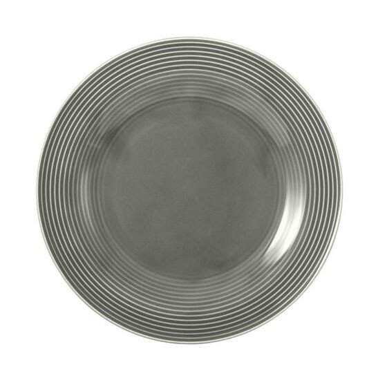 Frühstücksteller rund 23 cm Beat perlgrau von Seltmann Weiden