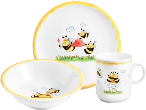 Kindergeschirr-Set 3-tlg. FLEISSIGE BIENEN 65152 COMPACT Seltmann von Seltmann Weiden