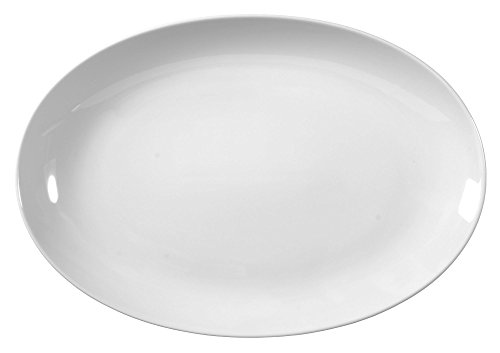 Platte 35 cm Lido white uni 00003 2 Stück von Seltmann Weiden von Seltmann Weiden