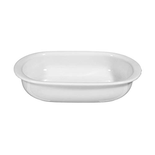 Seltmann 001.103257 Lukullus Porzellan Bräter, Weiß, Oval, 22cm x 14,5cm Seltmann 001.103257 Lukullus Porzellan Bräter, Weiß, Oval, 22cm x 14,5cm von Seltmann Weiden