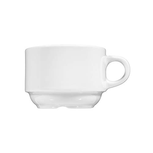 Seltmann 001.181815 Meran Rund Porzellan Kaffeetasse, 00006 Dekor, 0,18L Volumen, Weiß von Seltmann Weiden