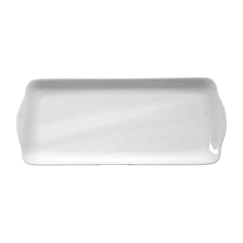 Seltmann Compact Kuchenplatte, Eckig, Weiss, 34.5cm x 14.5cm, 1-teilig, 4003106975278, 34.5x14.5cm von Seltmann Weiden