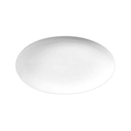 Seltmann Lido Servierplatte, Oval, Weiss, 24cm x 14.5cm, 1-teilig von Seltmann Weiden