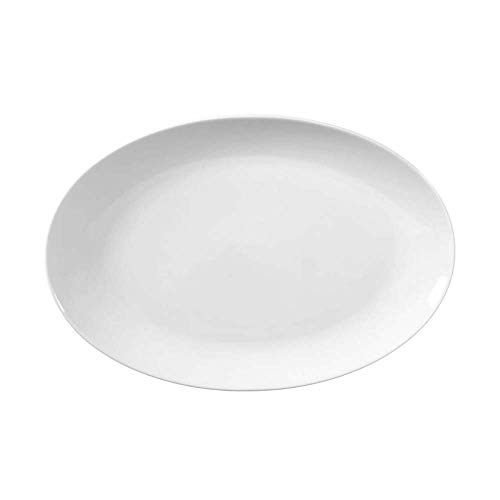Seltmann Lido Servierplatte, Oval, Weiss, 31.5cm x 21cm, 1-teilig von Seltmann Weiden