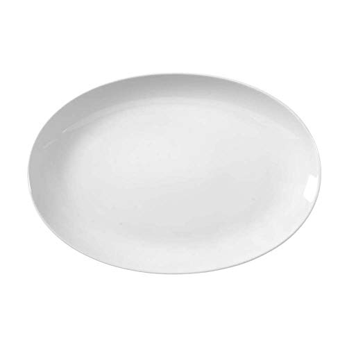 Seltmann Lido Servierplatte, Oval, Weiss, 35cm x 24cm, 1-teilig von Seltmann Weiden