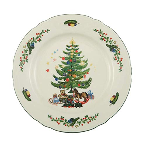 Seltmann Marieluise Weihnachten Teller, Porzellan, Grün, 17 cm von Seltmann Weiden