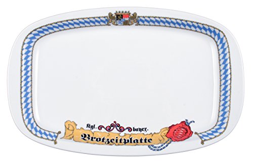 Seltmann Weiden 001.325522 1/2 Dick Bayern - Platte/Servierplatte/Servierteller - oval - 33 cm - Porzellan von Seltmann Weiden