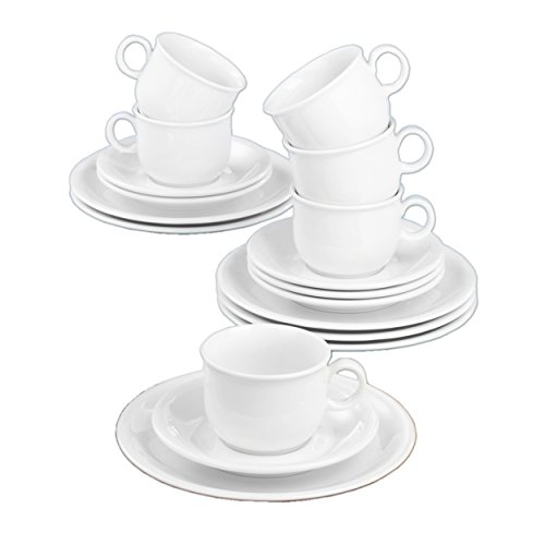 Seltmann Weiden 001.716172 Compact Weiss Kaffeservice 18 tlg. von Seltmann Weiden