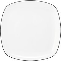Seltmann Weiden Brotteller "Lido Black Line" Teller eckig 17,5 cm von Seltmann Weiden