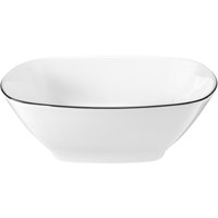 Seltmann Weiden Dessertschale "Lido Black Line" 1 Stk. aus Porzellan Schale eckig 15 cm von Seltmann Weiden